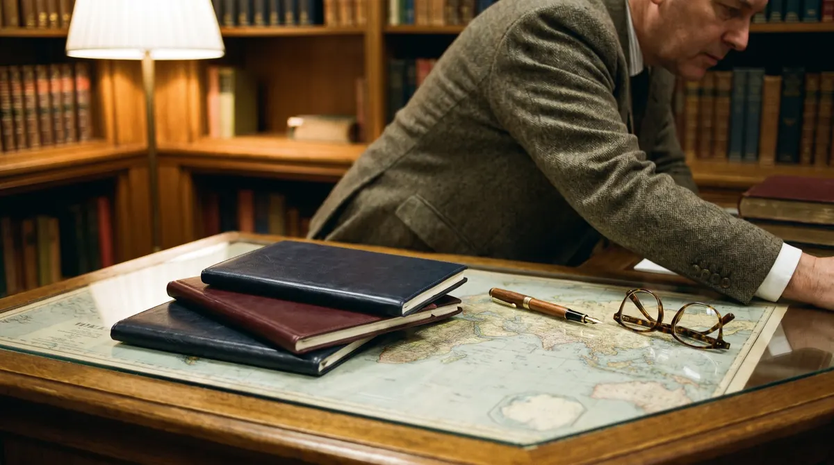 Advisory desk with passports and documents for citizenship by investment